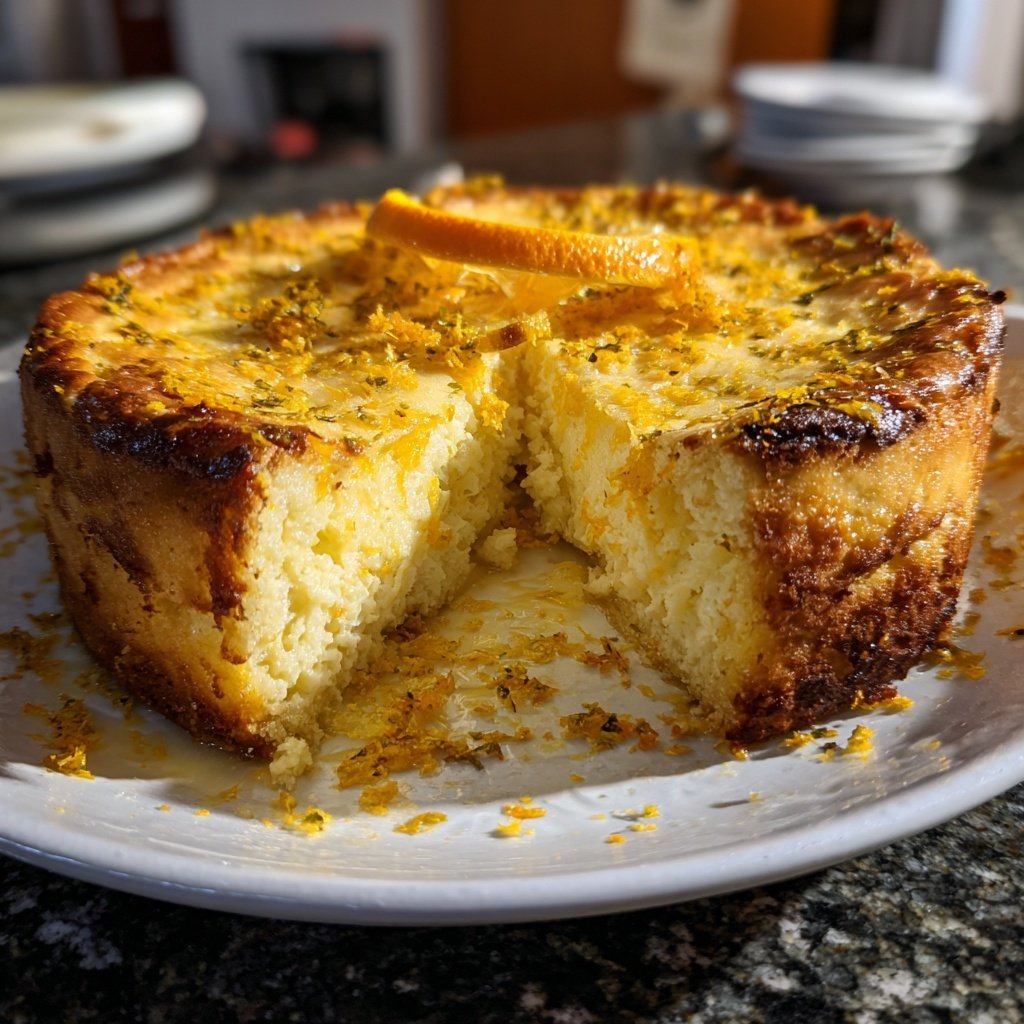 Käsekuchen mit Orangennote