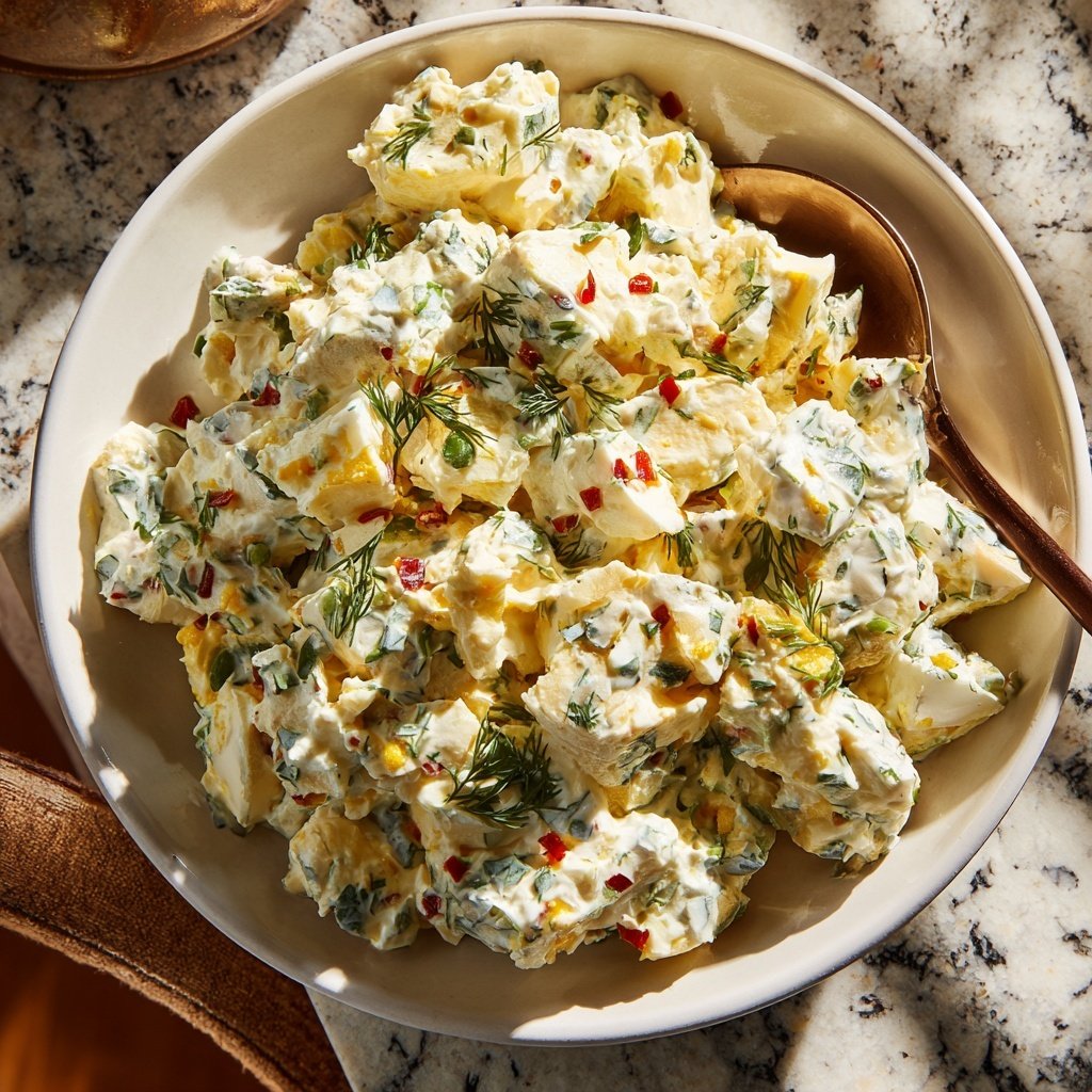 Schnell & Einfach 10-Minuten-Eiersalat mit Joghurt