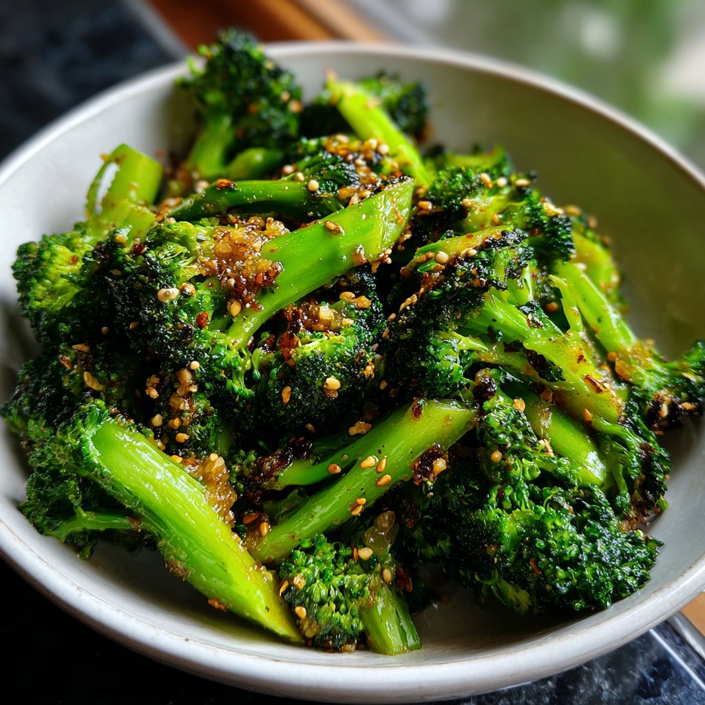 Brokkoli Pfanne Mit Sesam
