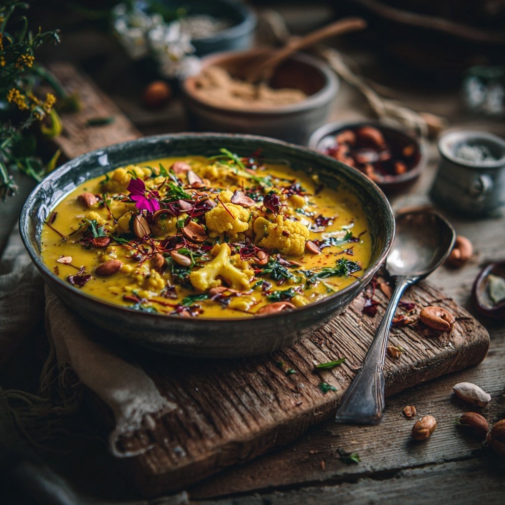 Blumenkohl Curry Mit Erdnussnote