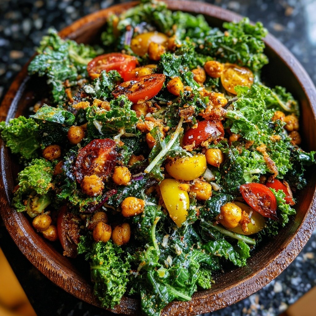 Knackiger Grünkohlsalat