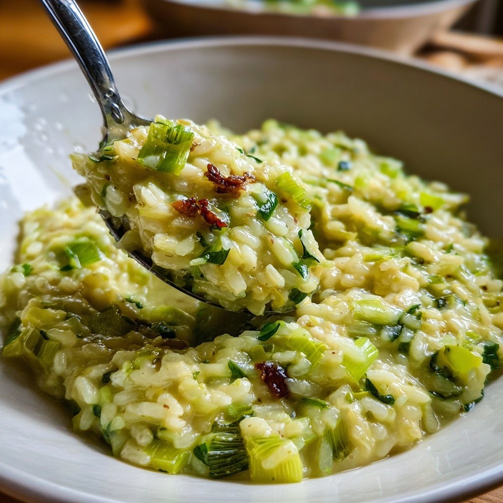 Risotto mit Lauch