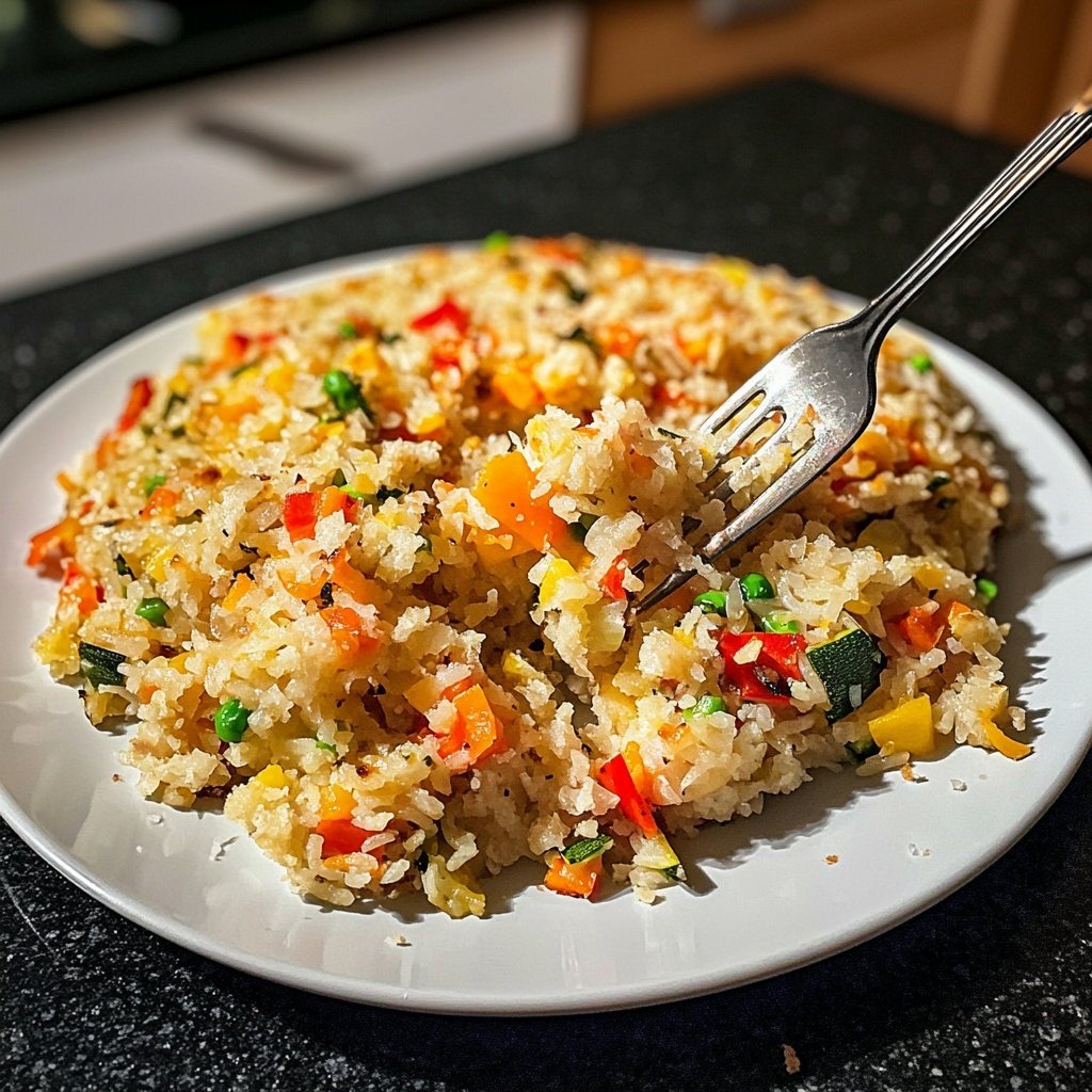 Gebratener Reis mit Knoblauch