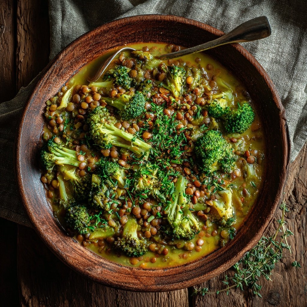Brokkoli Linsen Eintopf