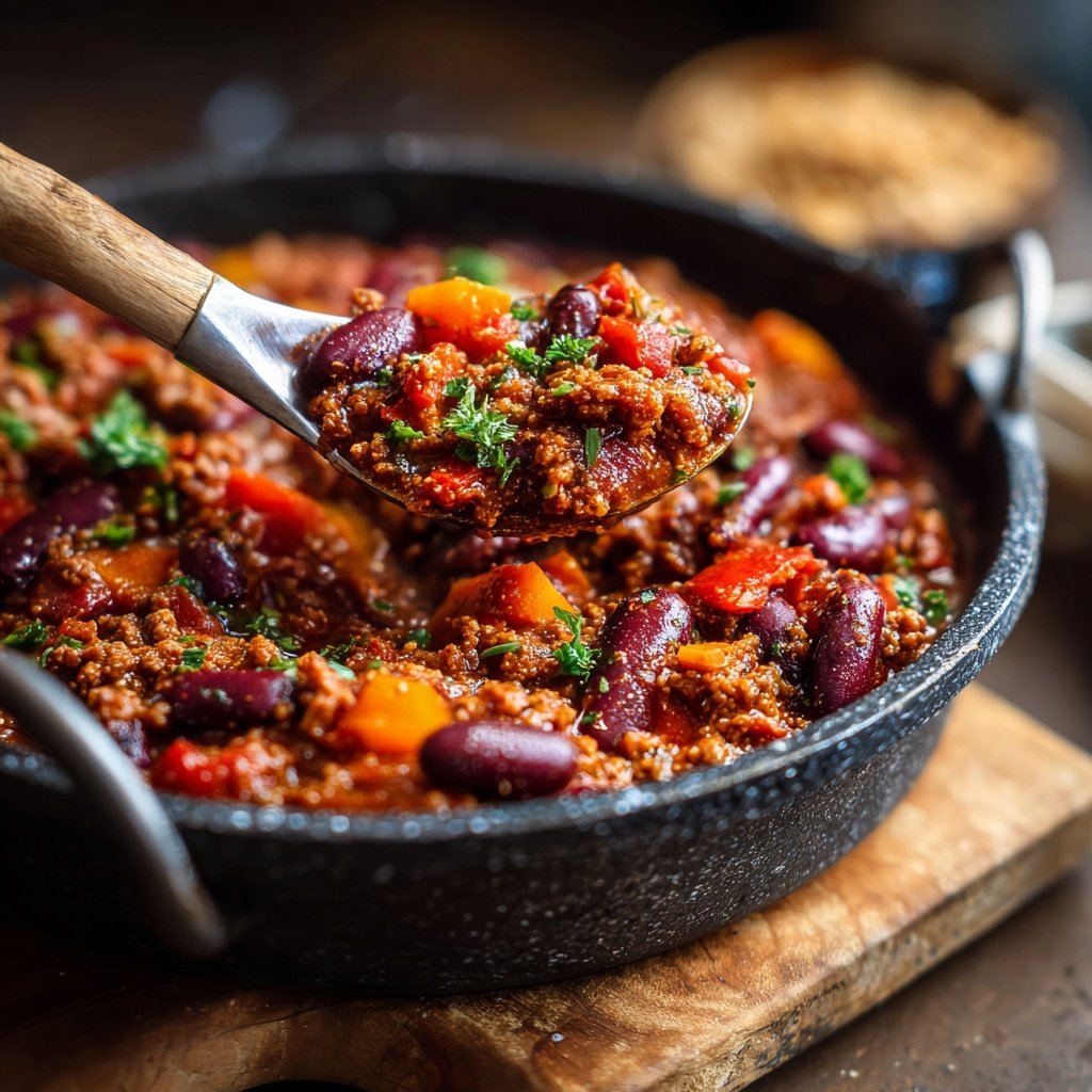 Chili sin Carne mit Bohnen