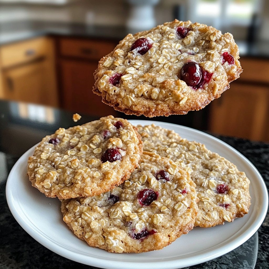 Cranberry-Hafer-Cookies – vegan & ohne Zucker