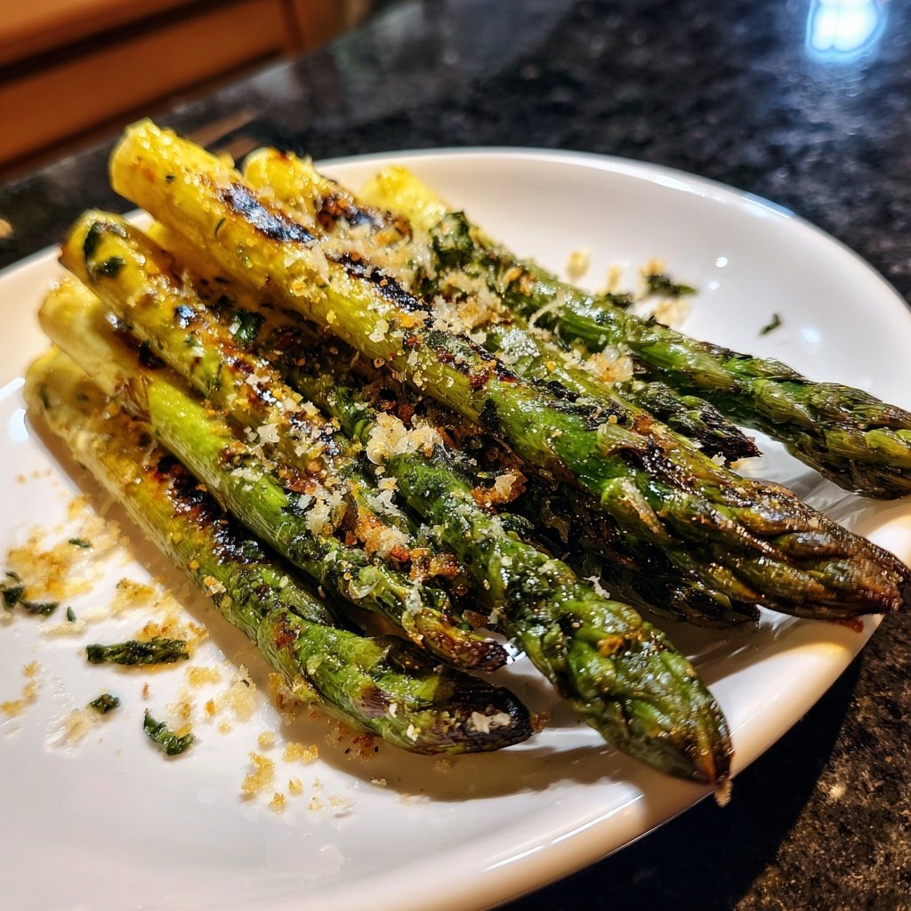 Grüner Spargel Mit Parmesan